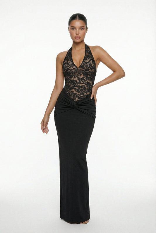 Tamaya Halter Maxi Dress